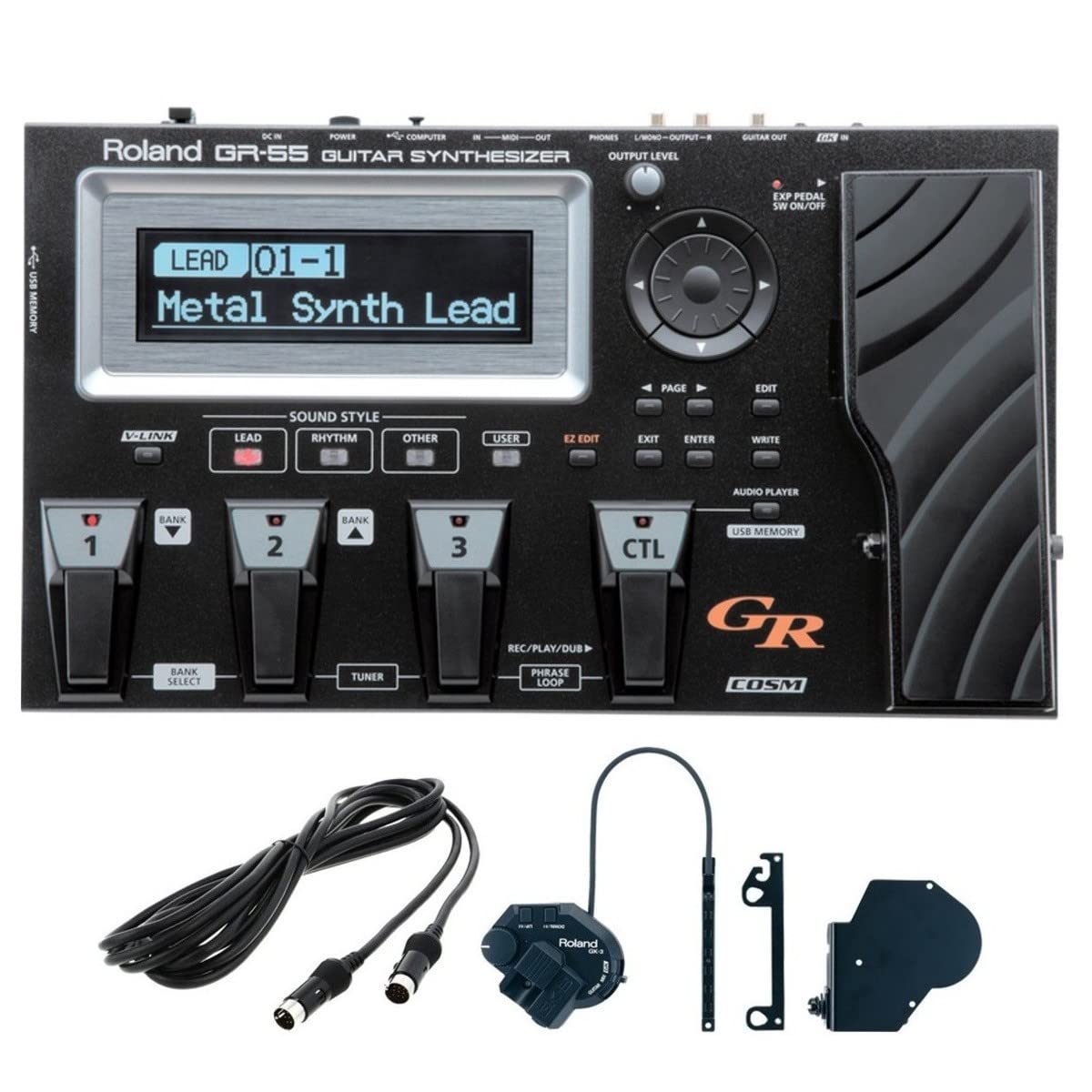 Roland GR-55 ギターシンセサイザーセット Godin xtSA KOA ＆ Roland GR-55 ”ギターシンセサイザーセット